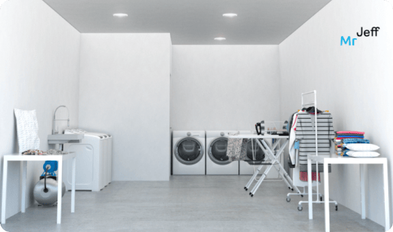 laundry franchise interior